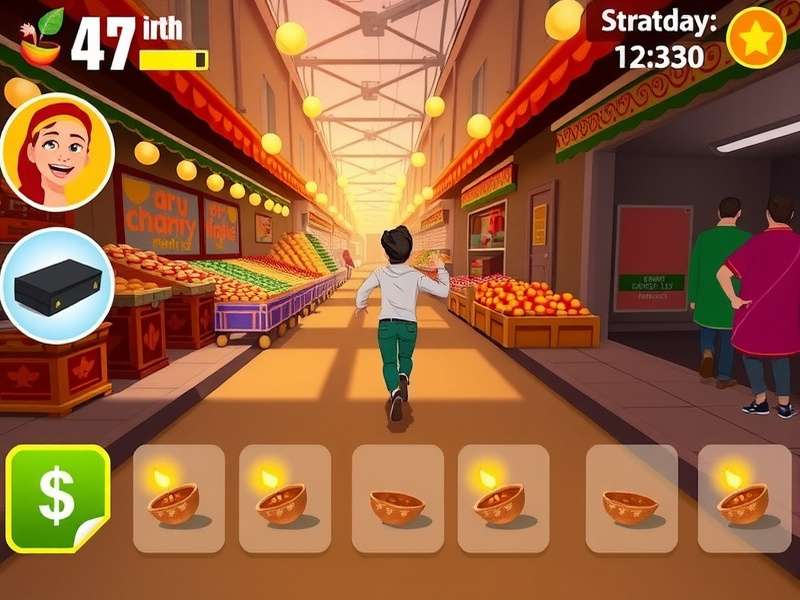 Garam Masala Run Diwali special event gameplay